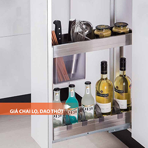 GIÁ CHAI LỌ INOX HỘP GARIS - BC01.200C